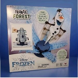 Disney Frozen Frantic Forest Olaf Board Game By Cardinal Spinmaster.